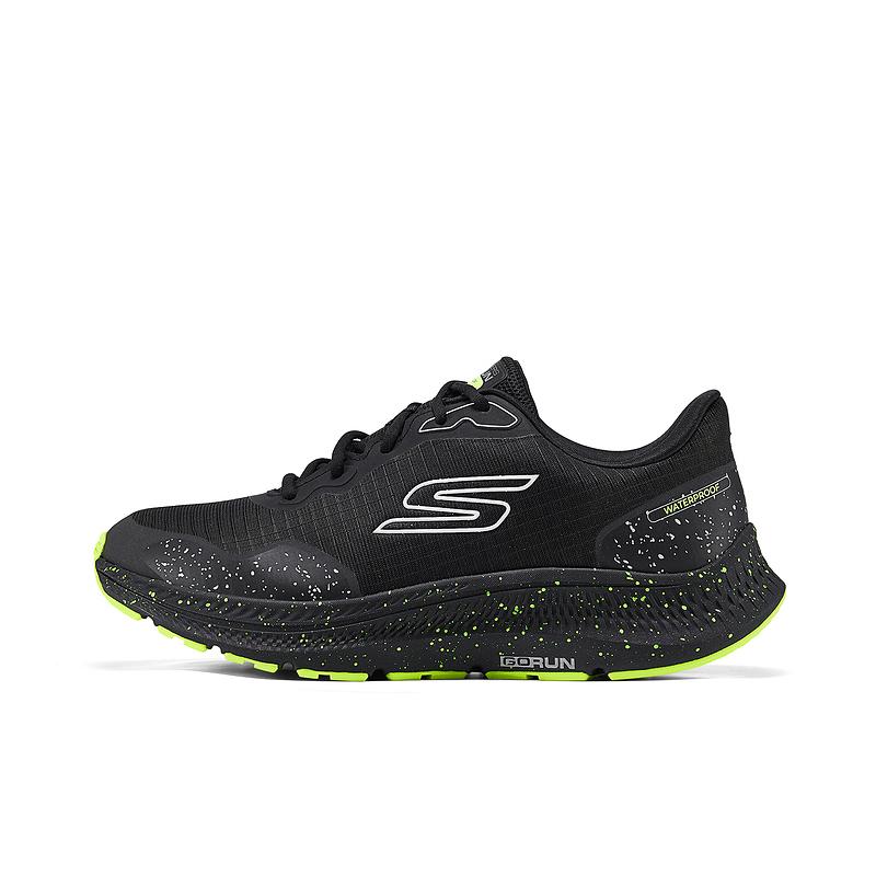 Skechers MEN’S GO Comfortable Mesh Wear resistant And Lightweight Low top Running Shoes Men’s Black