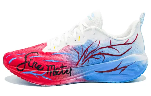 Li Ning Wuyue Cushioning Abrasion Resistant Breathable Low top Casual Running Shoes Men's Pink Blue Black