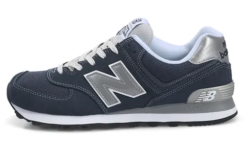 New Balance NB 574 Comfortable Fabric Low top Running Shoes Unisex Dark Blue Gray