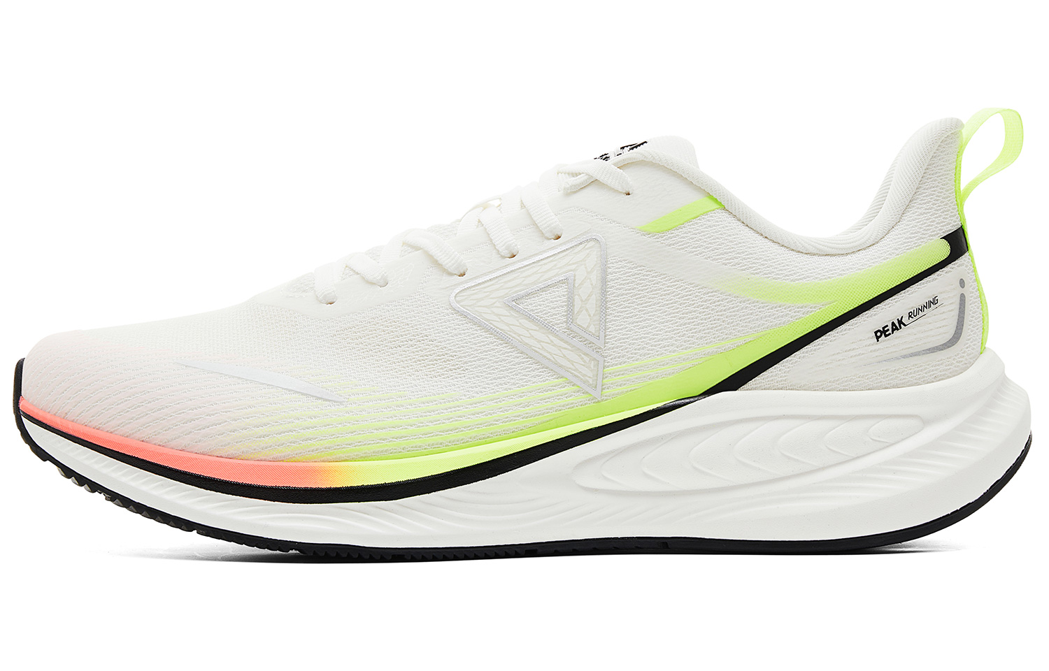 PEAK Running Shoes Men’s Low Top White Yellow Purple
