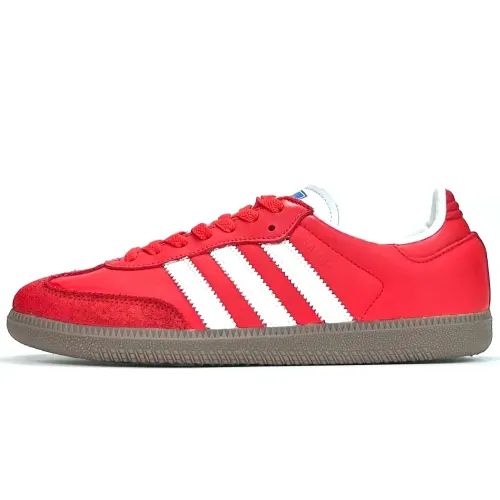 Adidas Originals SAMBA OG Power Full Red Lightweight, Breathable, And Slip Resistant Low top Thin Sole Shoes Unisex