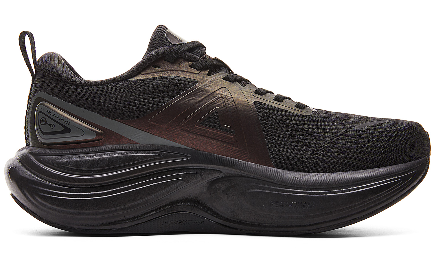 PEAK Cushioning Rebound Slip Resistant Low top Running Shoes Women’s All Black