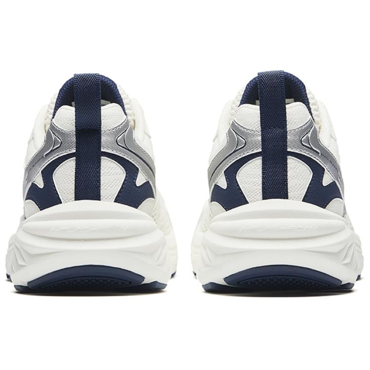 Anta Cushioning Slip Resistant Low top Running Shoes Men’s White Blue