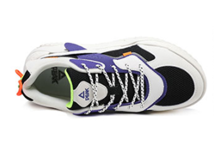 PEAK Mesh Cushioning Low top Running Shoes Men’s White Black
