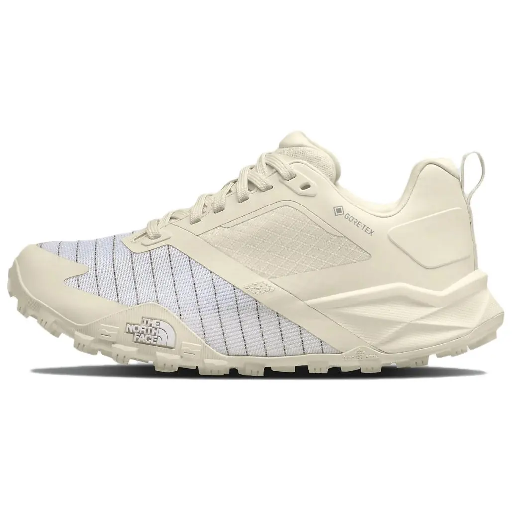 THE NORTH FACE Slip Resistant Abrasion Resistant Low top Trail Running Shoes Women's Beige Yellow
