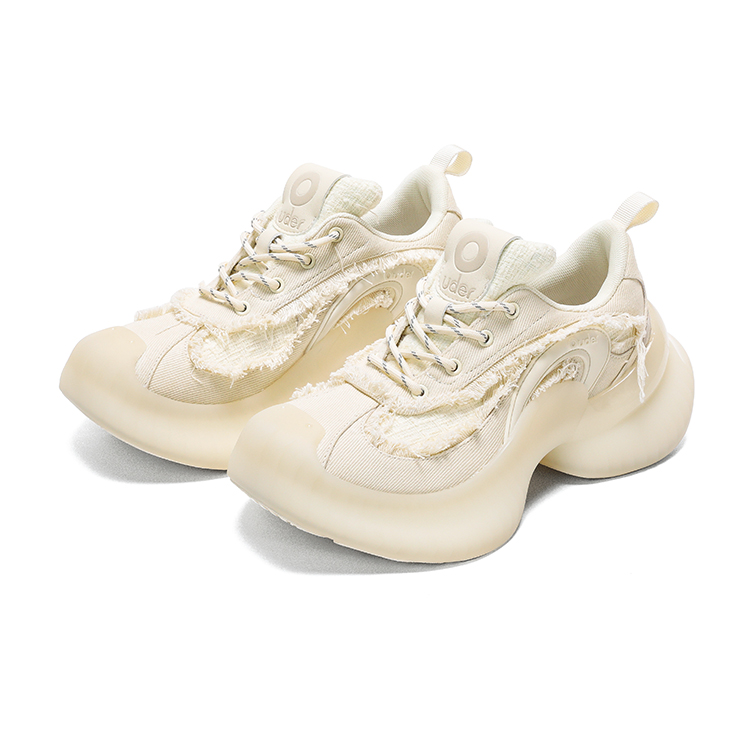Ouder Speed J01 Slip Resistant, Abrasion Resistant, Breathable Low top Casual Training Running Shoes Unisex White