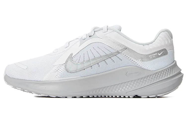 Nike Quest 5 White Metallic Silver Women's