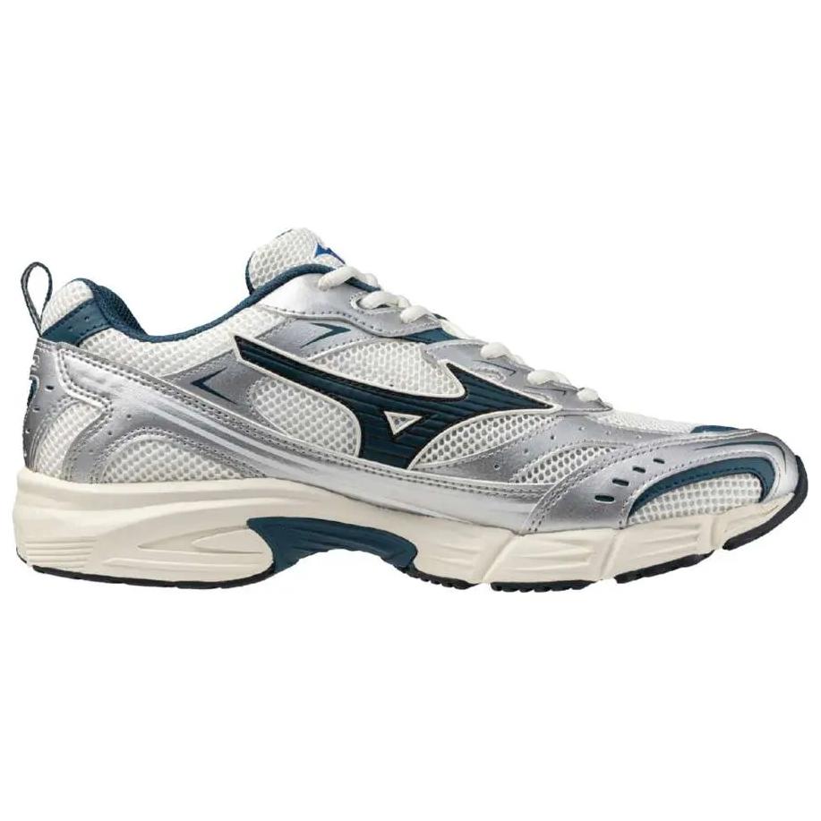 Mizuno Slip Resistant Abrasion Resistant Low top Casual Running Shoes Unisex Silver Blue