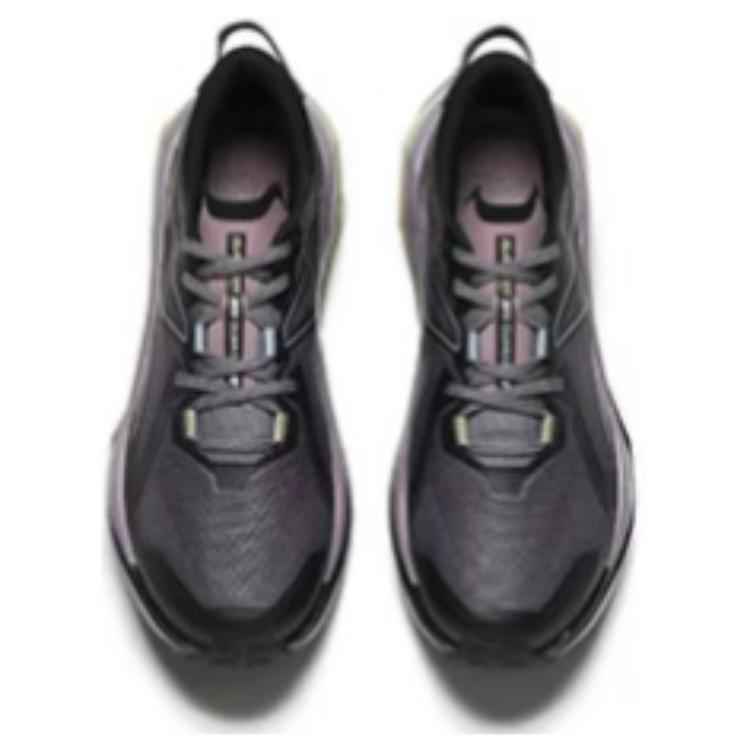 Anta Peregrine Falcon 2 Slip Resistant Abrasion Resistant Low top Carbon Plate Running Shoes Men’s Black Purple