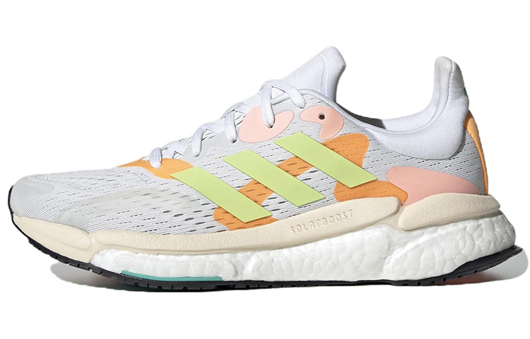 Adidas Solarboost 4 Running Shoes Women's Low Top White/Green/Orange