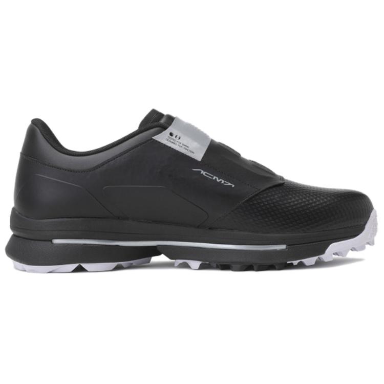 DESCENTE ACMT PRO Slip Resistant Abrasion Resistant Slip Resistant Abrasion Resistant Low top Golf Shoes Unisex Black