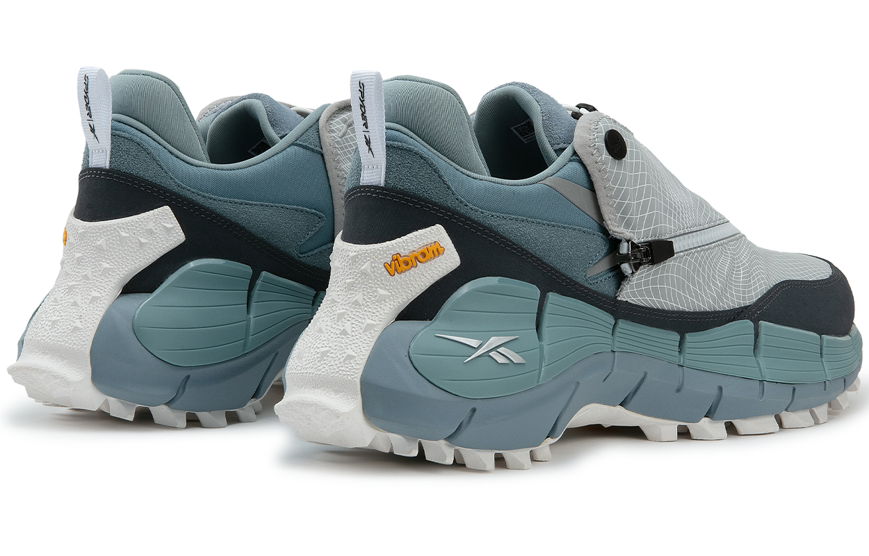 Spyder x Reebok ZIG KINETICA EDGE 2.5 Abrasion Resistant Low top Running Shoes Unisex Smoke Blue