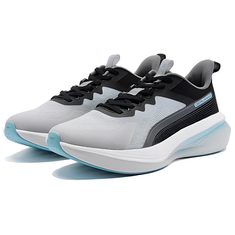 QIAODAN Synthetic Leather Abrasion Resistant Cushioning Breathable Low top Casual Running Shoes Men’s