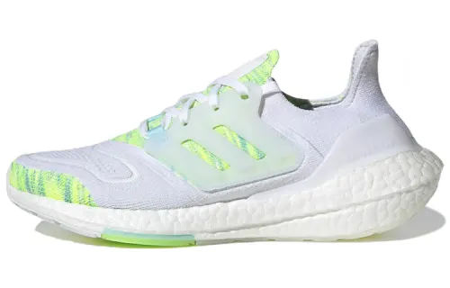 Adidas Wmns UltraBoost 22 'White Bliss Blue Yellow' Women's