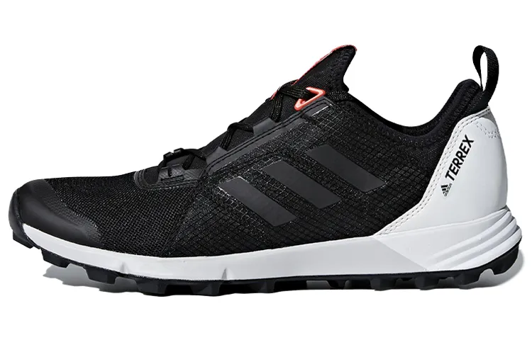 Adidas TERREX AGRAVIC SPEED Fabric Slip Resistant Slip Resistant Low top Casual Running Shoes Women's Black White Pink