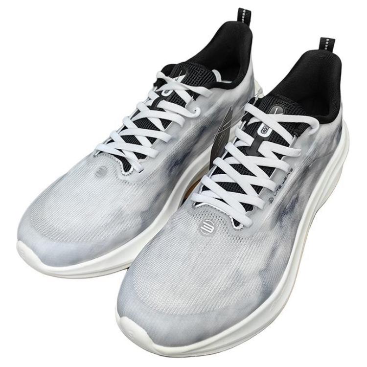 Erke Light Acrobatics 3.0 Fabric Slip Resistant, Abrasion Resistant, Breathable Low top Casual Running Shoes Men’s Gray