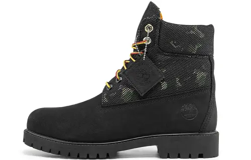 Timberland Heritage 6 Inch Boot 'Black Nubuck With Camo'