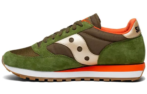 Saucony Jazz 81 Running Shoes Unisex Low Top Green/Brown/Orange/White