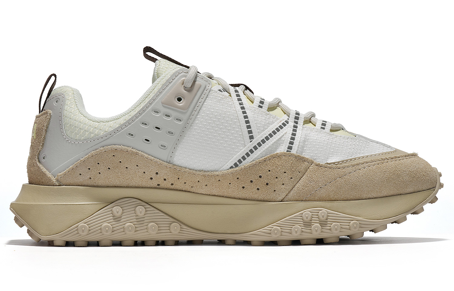 Kappa Backrest With Backrest Low top Casual Running Shoes Unisex White Brown