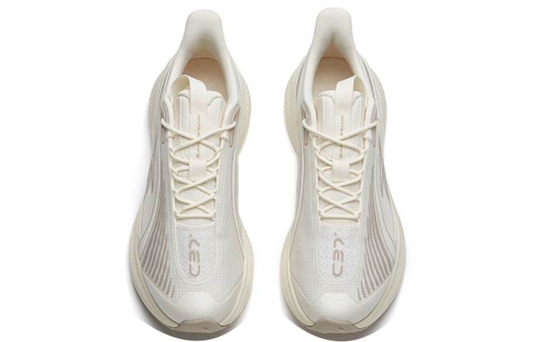 Anta C37 2.0 Comfortable Cushioning Slip Resistant Abrasion Resistant Breathable Low top Running Shoes Men’s White Gray