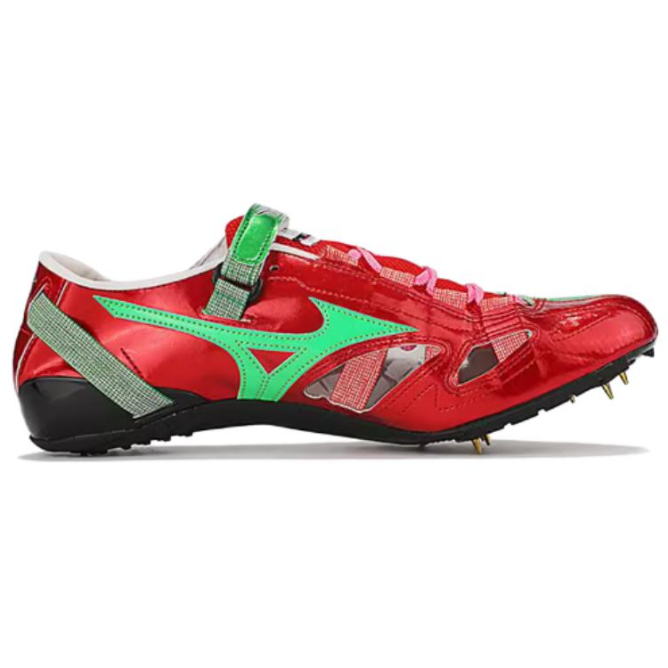 Mizuno Cushioning Slip Resistant Abrasion Resistant Running Shoes Unisex Green Black