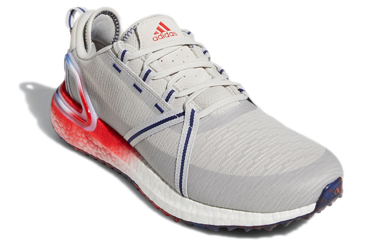 Adidas Solarthon Primegreen Spikeless Golf ‘Grey Vivid Red’
