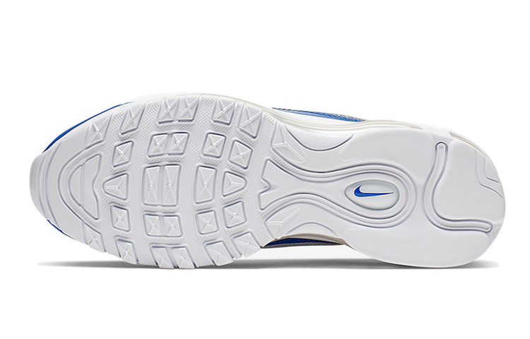Женские кроссовки Nike Air Max 98 SE (желто-синяя) — фото 6