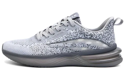 KELME Cushioning Slip Resistant Abrasion Resistant Low top Running Shoes Unisex Gray