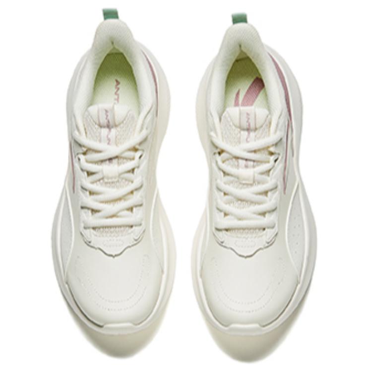 Anta Textile, Synthetic Leather Cushioning Slip Resistant Abrasion Resistant Breathable Low top Casual Running Shoes