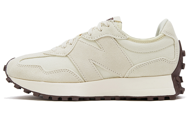 New Balance NB 327 classic versatile suede fabric synthetic leather wear-resistant support low-top casual urban commuting running shoes women's sea salt white