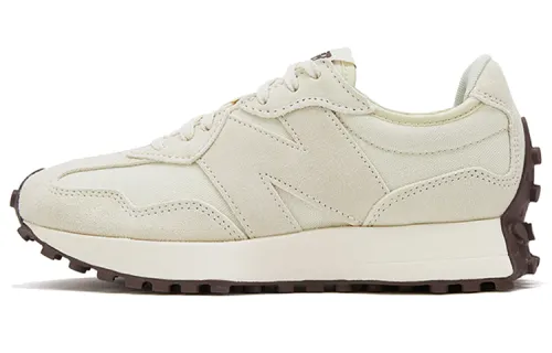 New Balance NB 327 classic versatile suede fabric synthetic leather wear-resistant support low-top casual urban commuting running shoes women's sea salt white