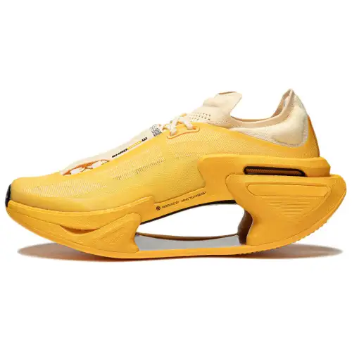 Li Ning Shadow 3.0 Fabric Low top BOOM Technology Marathon Long Distance Running Sprint Running Shoes Unisex Yellow