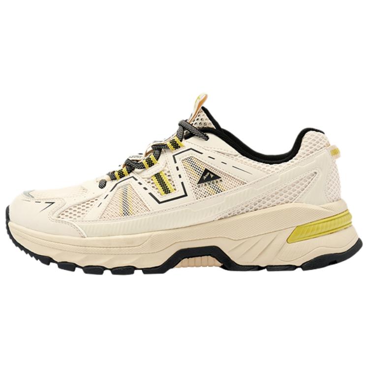 QIAODAN Cushioning Slip Resistant Low top Trail Running Shoes Men’s Beige