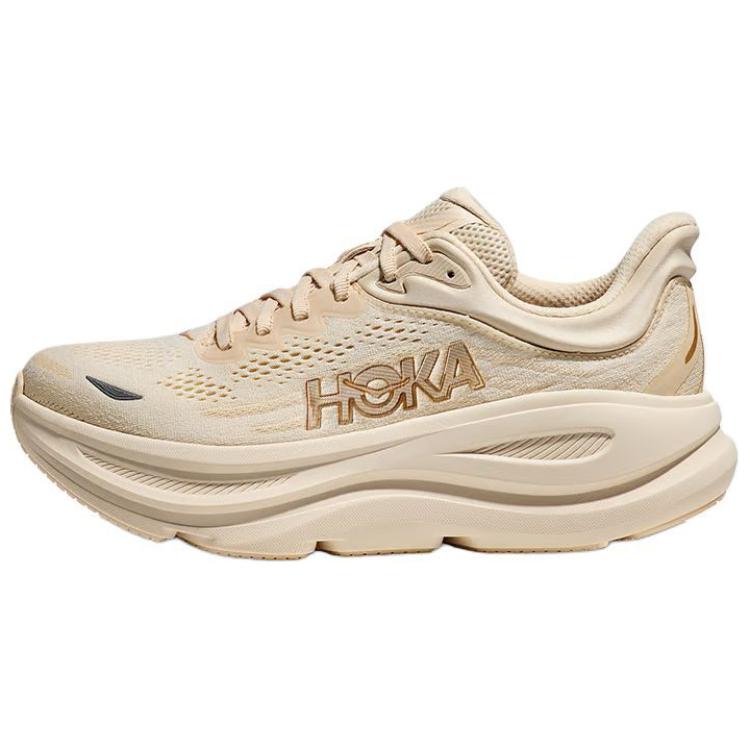 Женские кроссовки HOKA ONE ONE Bondi 9 (бежевые)