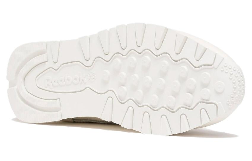 Кеды Reebok Classic Leather (бело-синий) — фото 6
