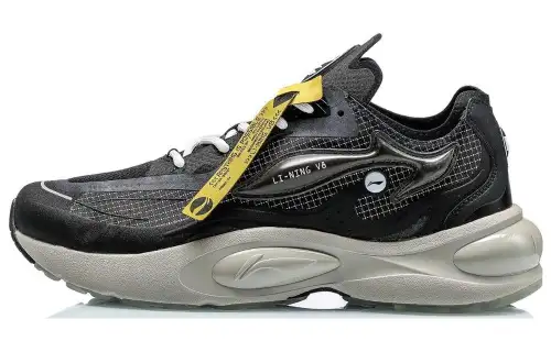 PFW X LiNing V8 1.5 Men's Running Shoes - Black/Gray