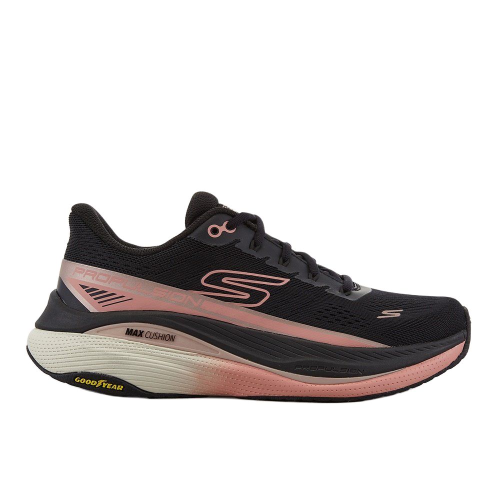 Skechers Max Cushioning Wear resistant And Lightweight Low top Casual Running Shoes Women’s Black