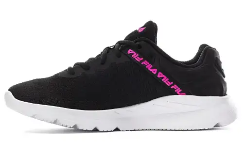 FILA Cushioning Breathable Low top Casual Running Shoes Women's Black