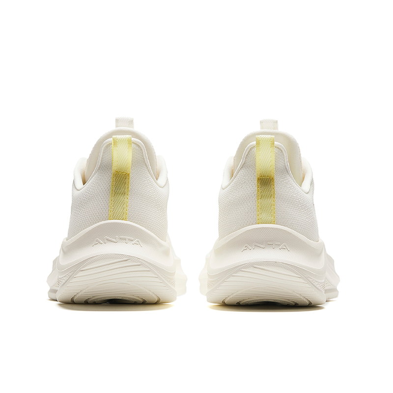 Anta Wander Cushioning Abrasion Resistant Breathable Lightweight Low top Casual Running Shoes Women’s Beige