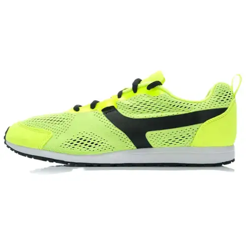 Li Ning Cushioning Slip Resistant Abrasion Resistant Low top Running Shoes Men's Neon Green