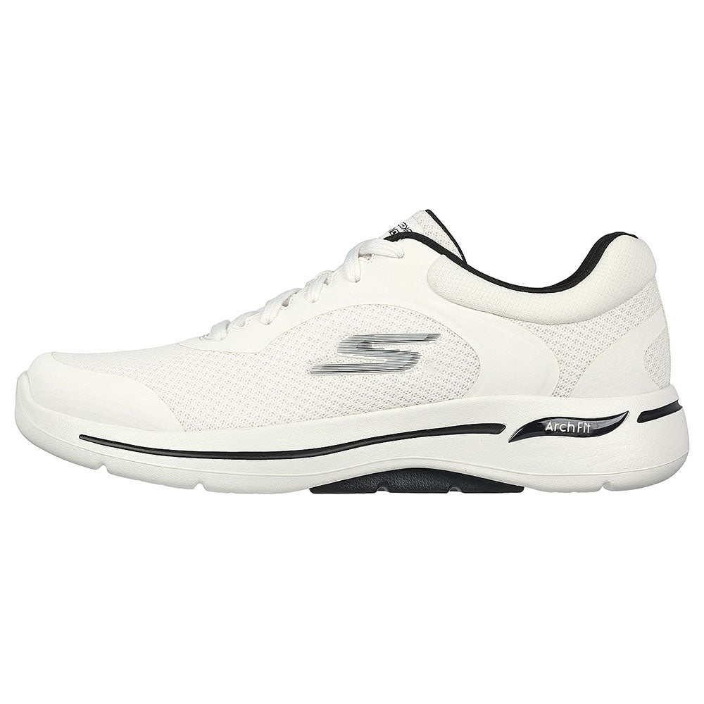 Skechers Go Walk Arch Fit Comfortable And Lightweight Low top Casual Shoes Men's White Black