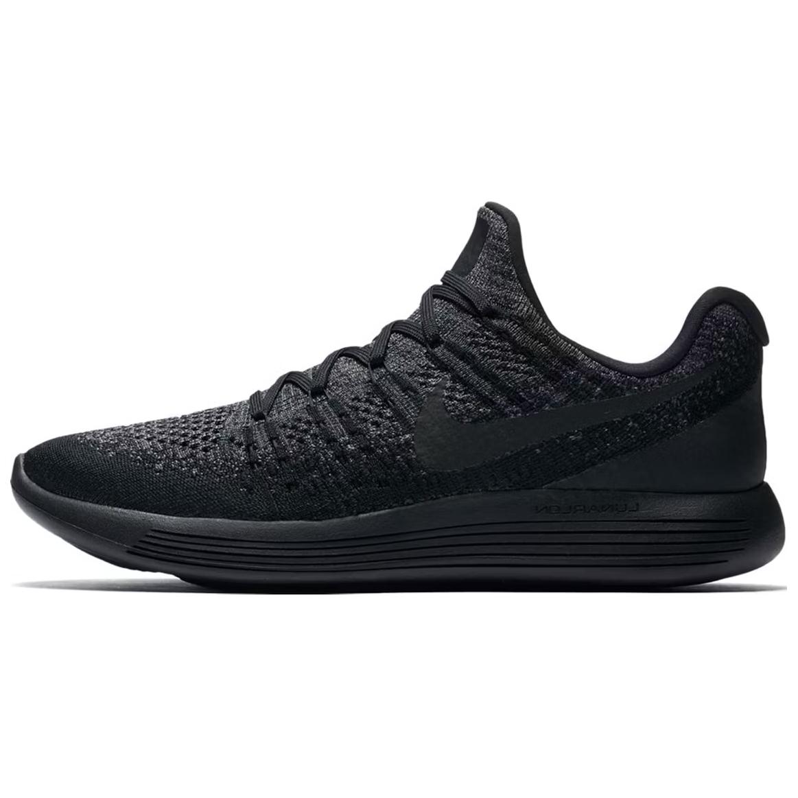 Nike Lunar Epic Low Flyknit 2 Black Dark Grey