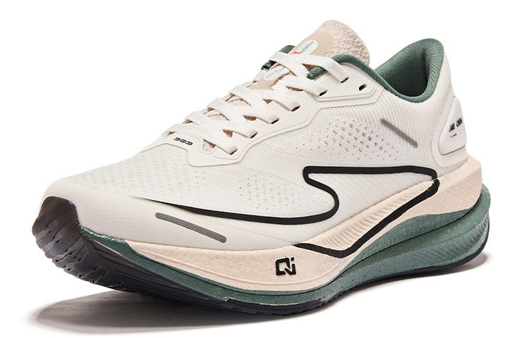 Erke Dust Free 2.0 Slip Resistant, Abrasion Resistant, Lightweight Low top Marathon Racing Running Shoes Men’s White