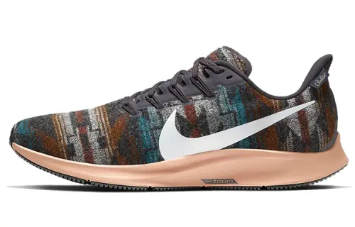 Pendleton x Nike Pegasus 36 N7 Aboriginal Pegasus cushioning sports anti-slip lightweight low-top marathon running shoes men and women same style red and blue