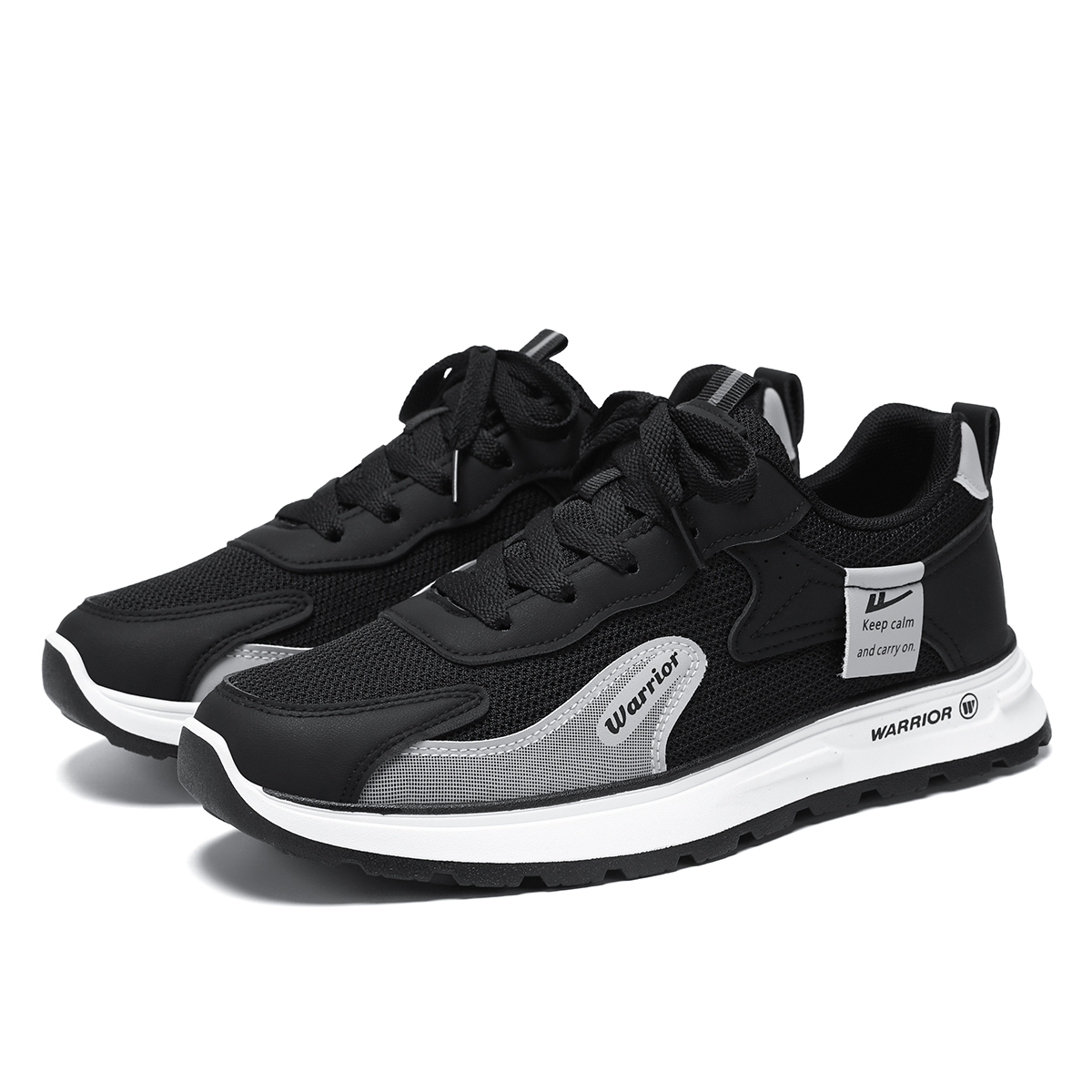 Warrior Abrasion Resistant Moisture Wicking Lightweight Low top Casual Running Shoes Men’s