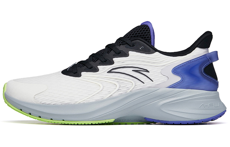 Anta Gazelle 1.0 Cushioning Slip Resistant Abrasion Resistant Breathable Low top Running Shoes Men's White Black Purple