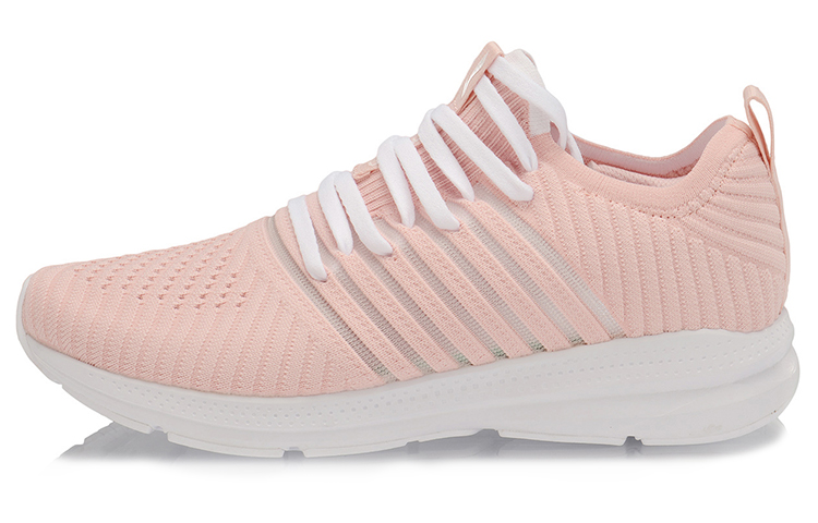 Li Ning Yufeng Running Shoes Women's Low Top Salt Pink
