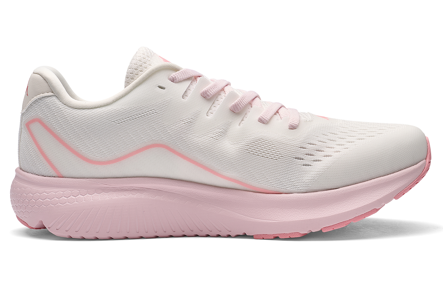 Kappa Abrasion Resistant Breathable Abrasion Resistant Breathable Low top Running Shoes Women’s White Pink