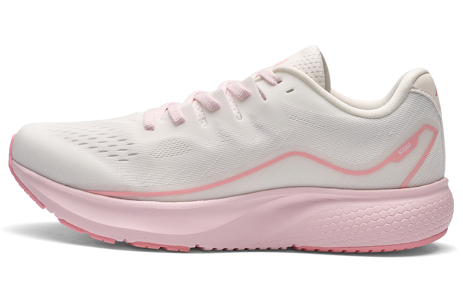 Kappa Abrasion Resistant Breathable Abrasion Resistant Breathable Low top Running Shoes Women’s White Pink