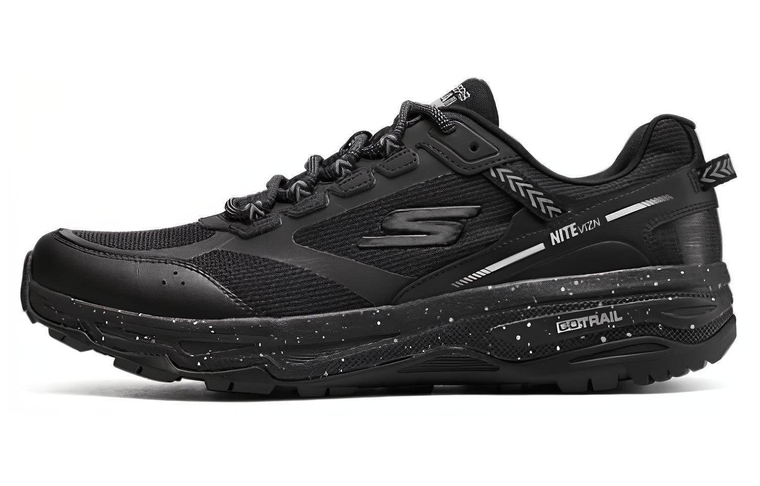 Skechers Go Run Lite Cushioning, Wear Resistant Low top Running Shoes Men’s All Black
